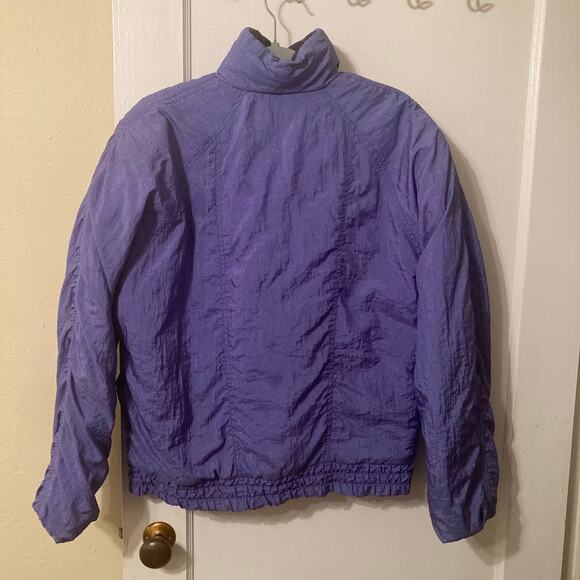 Vintage PA Originals 80s 90s Y2K retro nylon purple ski jacket parka coat size M - Picture 10 of 10